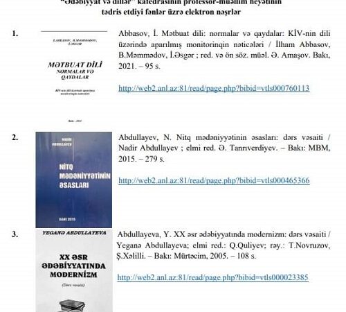 Kitabxana-İnformasiya Mərkəzinin rəqəmsal məlumat bazaları zənginləşir