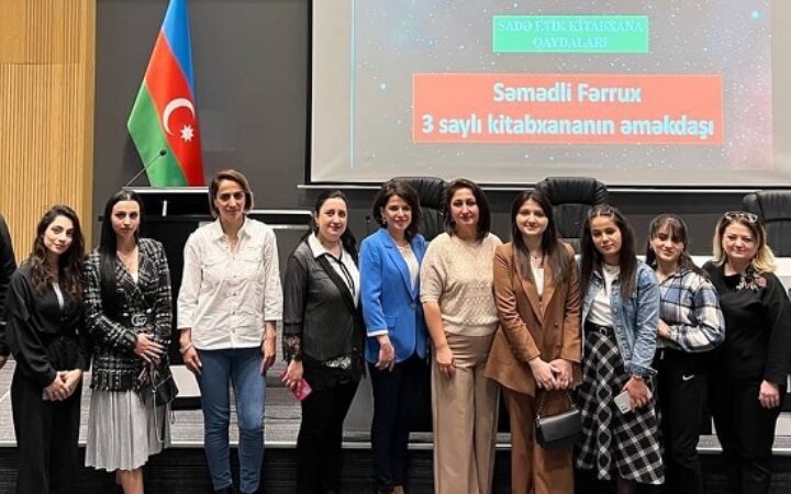 ADMİU-da təcrübə keçən tələbələr “Oxu mədəniyyəti” layihəsi çərçivəsində təşkil olunan təlimdə iştirak ediblər