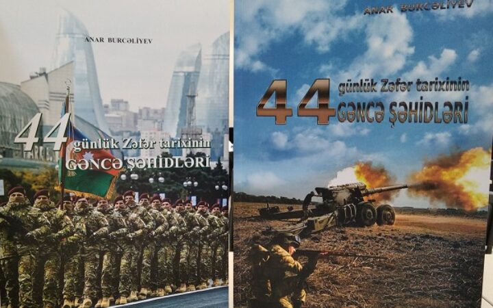 “44 günlük zəfər tarixinin gəncə Şəhidləri” adlı kitab hədiyyəsi