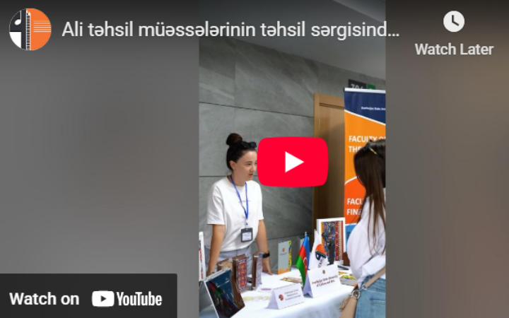 Ali təhsil müəssələrinin təhsil sərgisindən