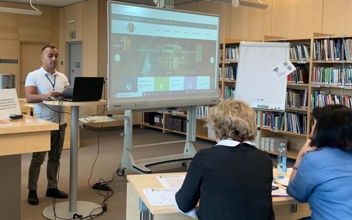 ADMİU əməkdaşı “Eu4dialogue: kitabxana icma mədəniyyət mərkəzi kimi” yay məktəbində