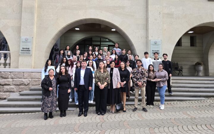 ADMİU-nun dosenti Qarabağ Universitetində elmi seminar keçib
