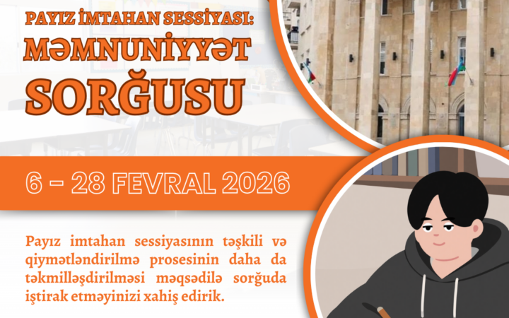 ADMİU-da Payız imtahan sessiyası: məmnuniyyət sorğusu