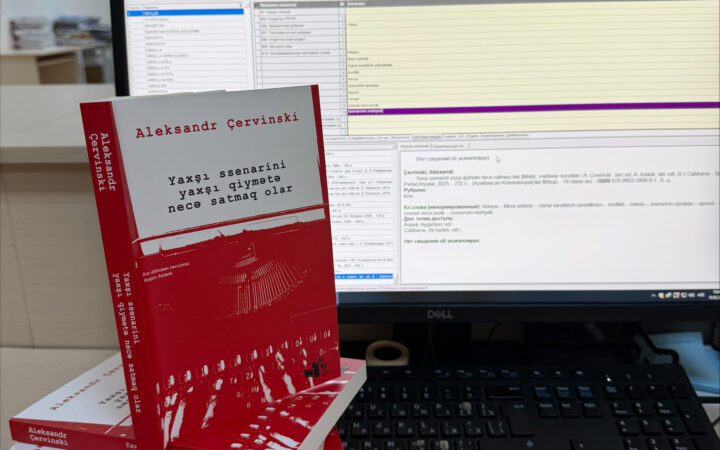 Ssenari yaradıcılığına həsr olunmuş yeni nəşr